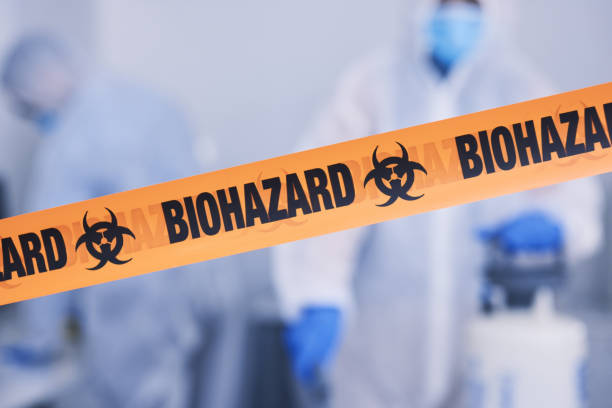 Professional Biohazard technician working in Medford, MA